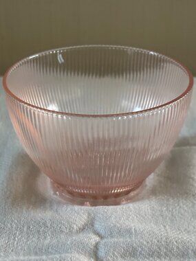 Vintage Pink Glassware Candy Dish